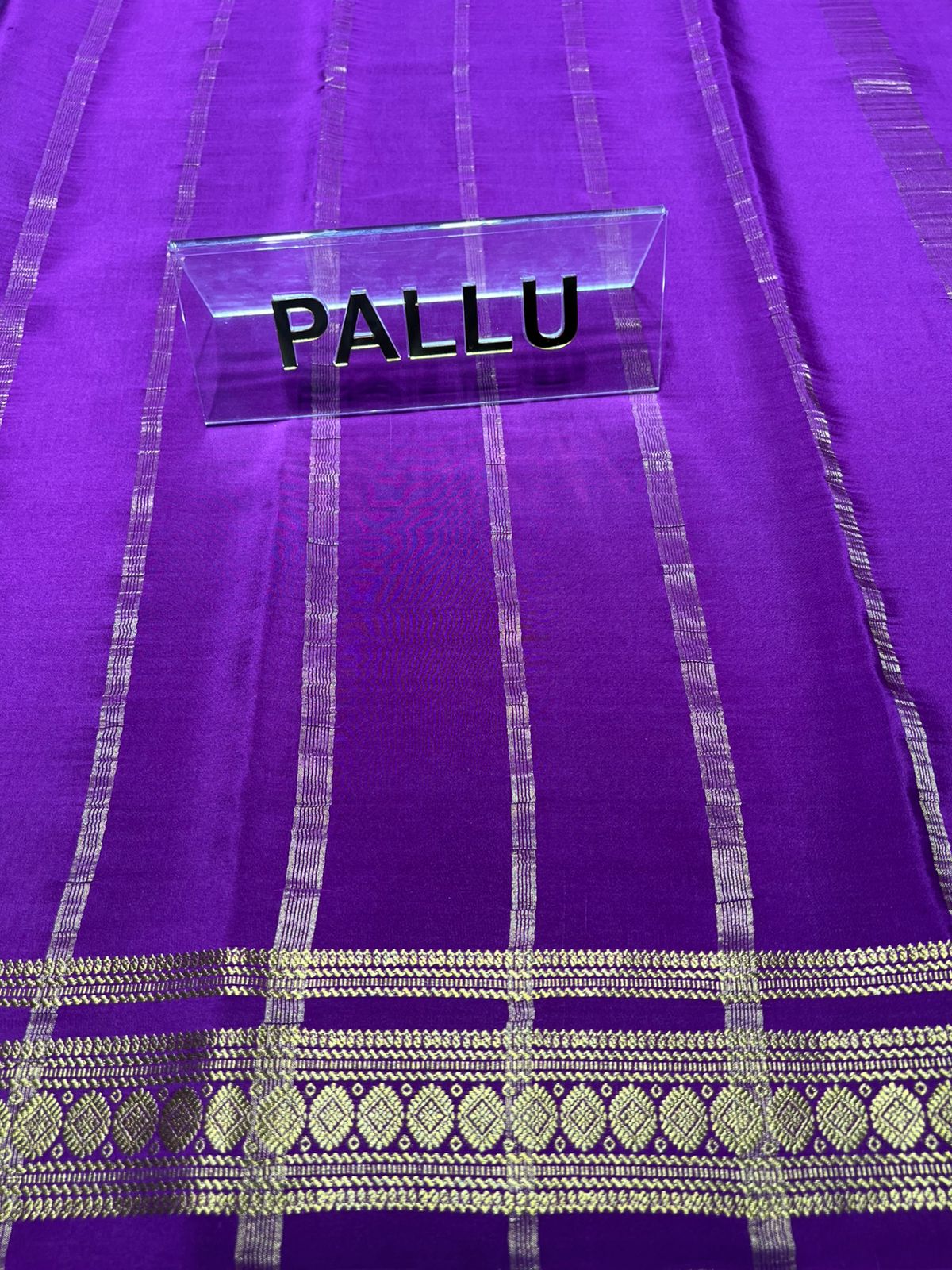 Pure Mysore Silk Saree.