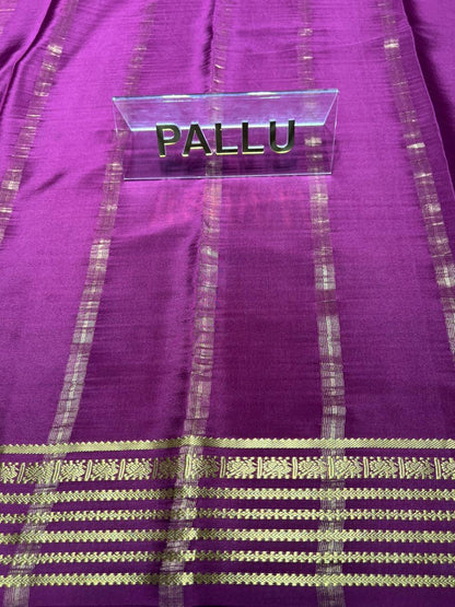 Pure Mysore Silk Saree.