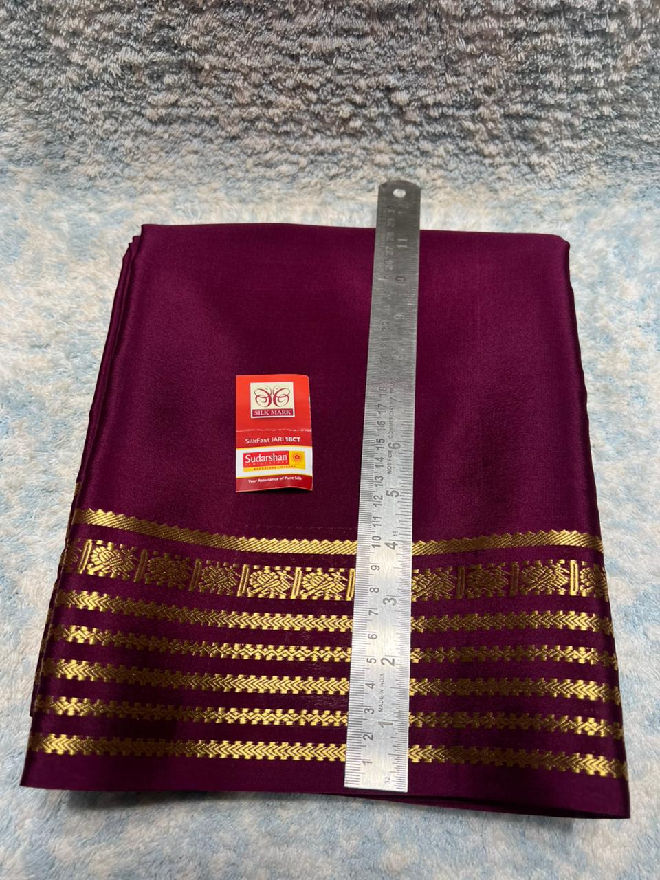 Pure Mysore Silk Saree.