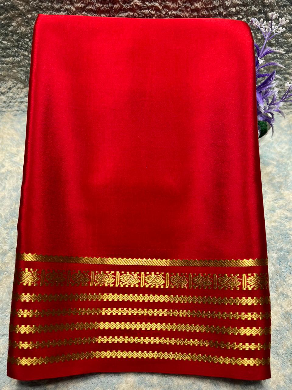 Pure Mysore Silk Saree.