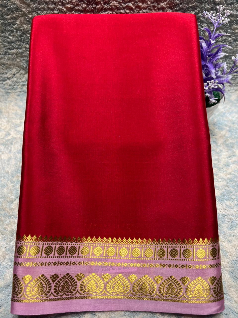 Pure Mysore Silk Saree.