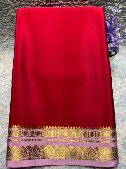 Pure Mysore Silk Saree.
