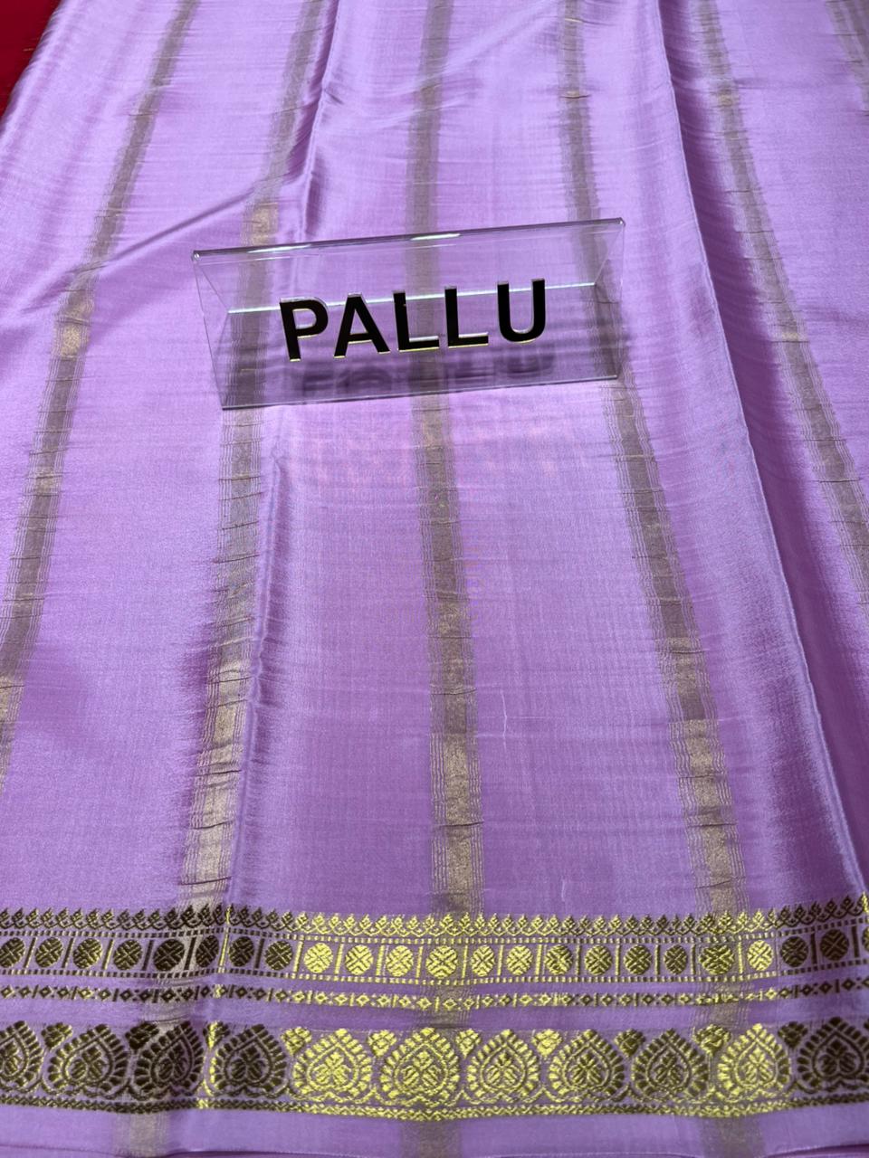 Pure Mysore Silk Saree.