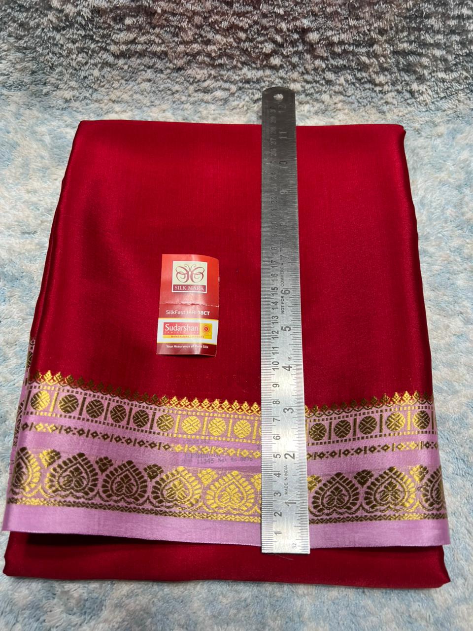 Pure Mysore Silk Saree.