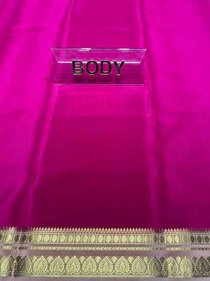 Pure Mysore Silk Saree.