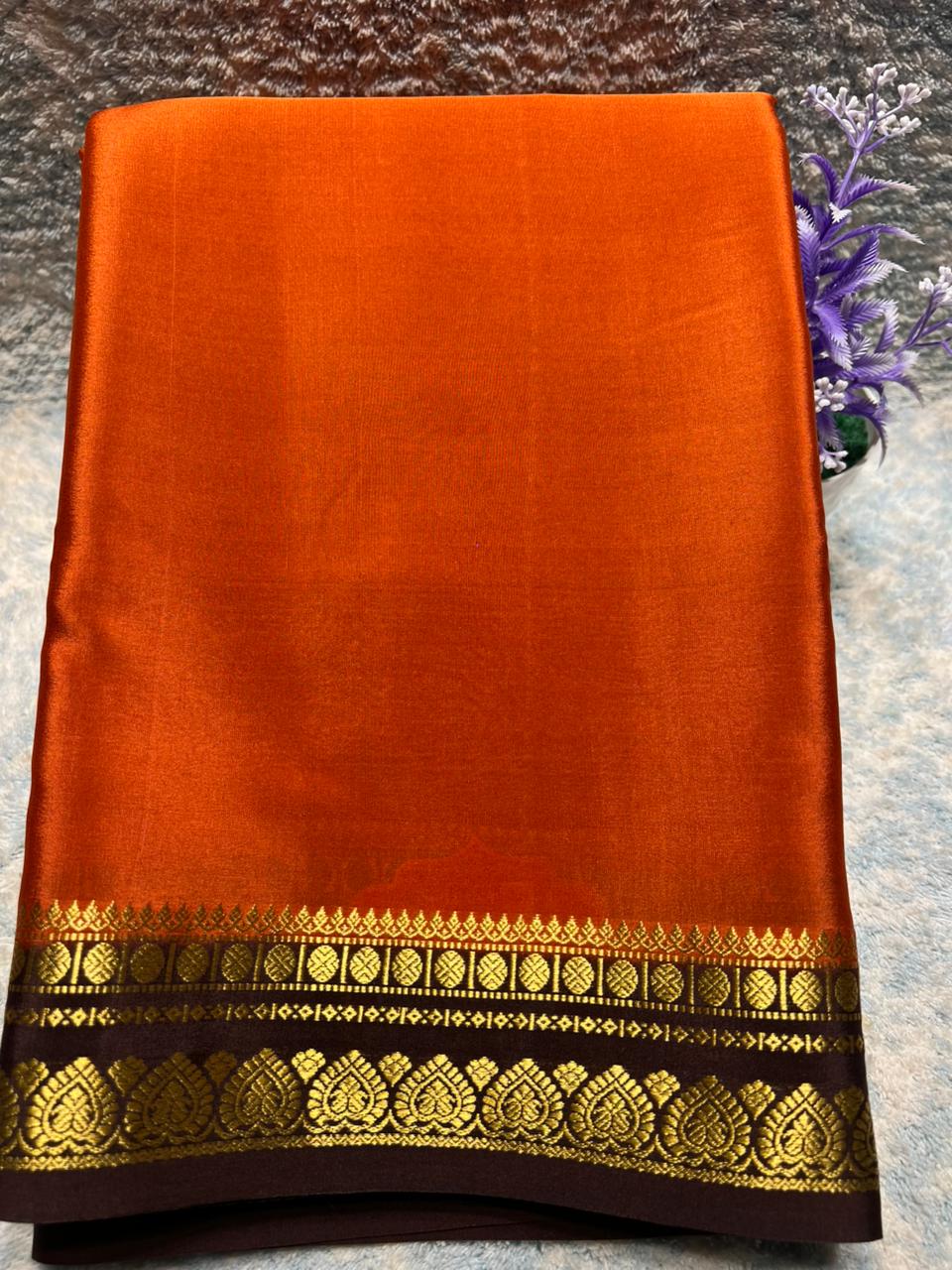 Pure Mysore Silk Saree.