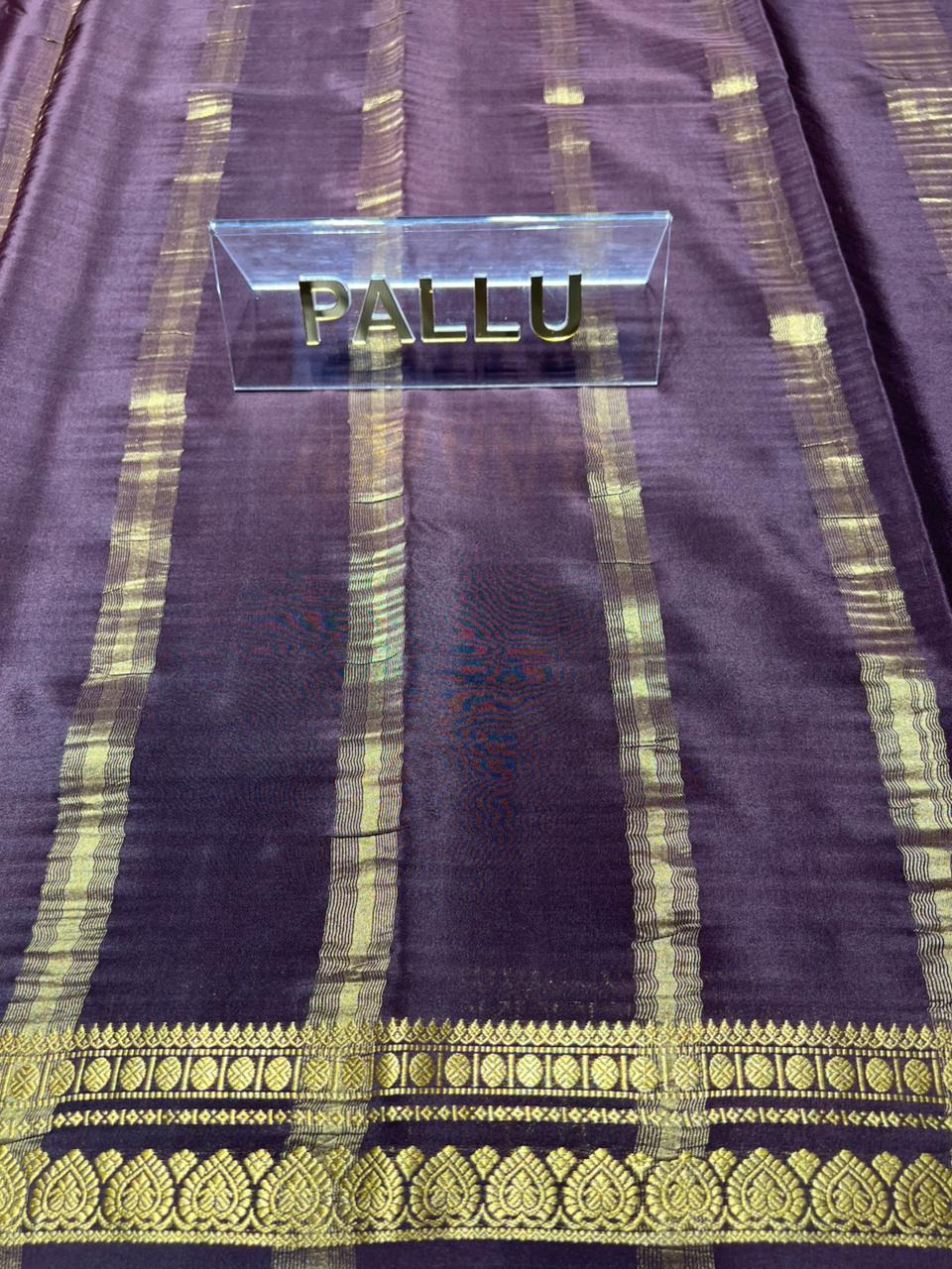 Pure Mysore Silk Saree.