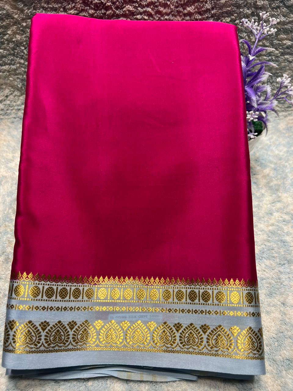 Pure Mysore Silk Saree.