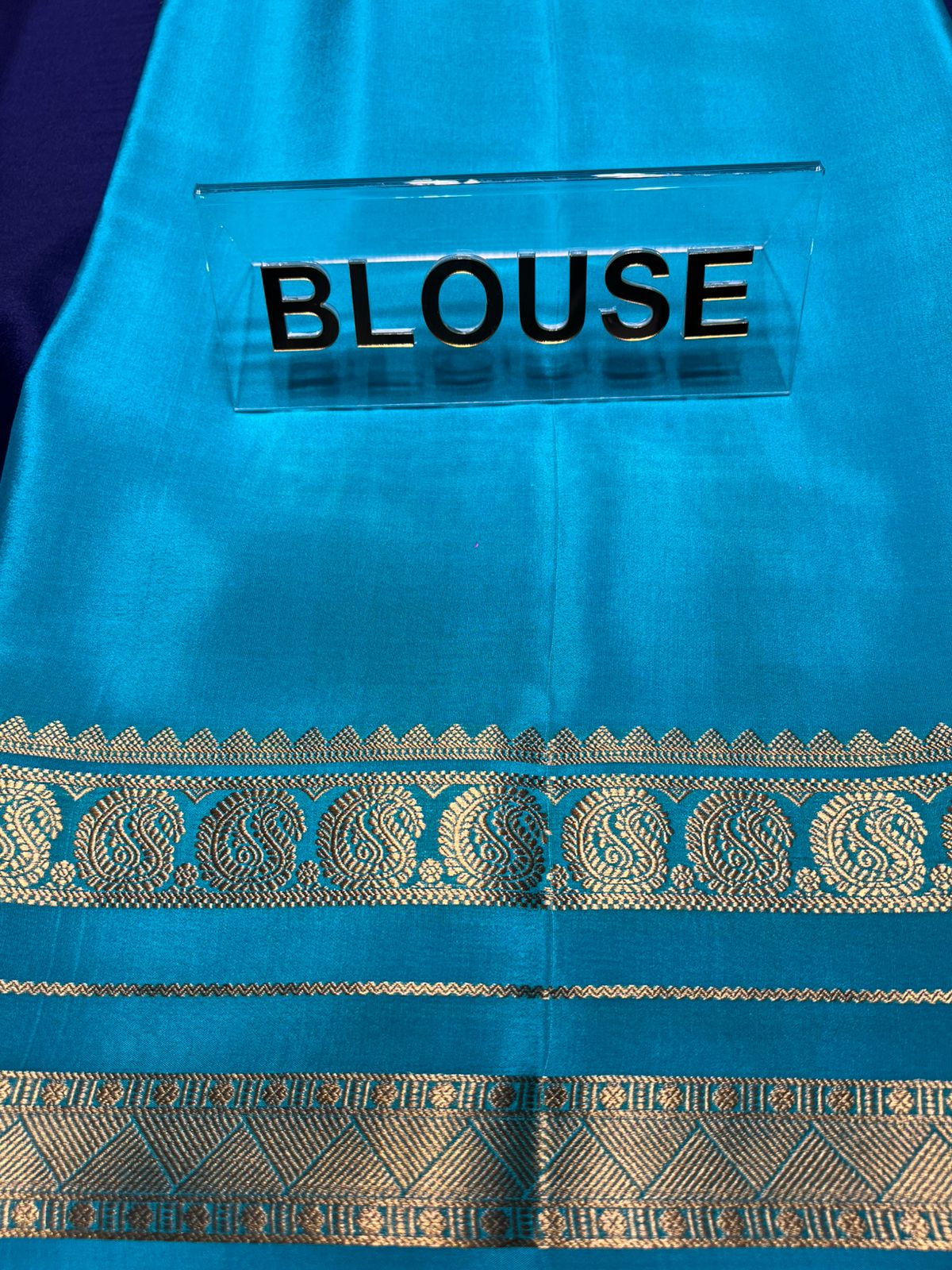 Pure Mysore Silk Saree.