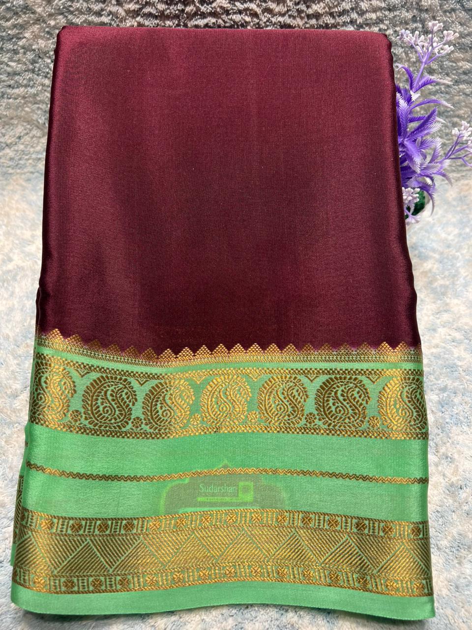 Pure Mysore Silk Saree.