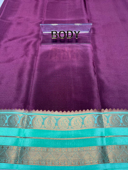 Pure Mysore Silk Saree.
