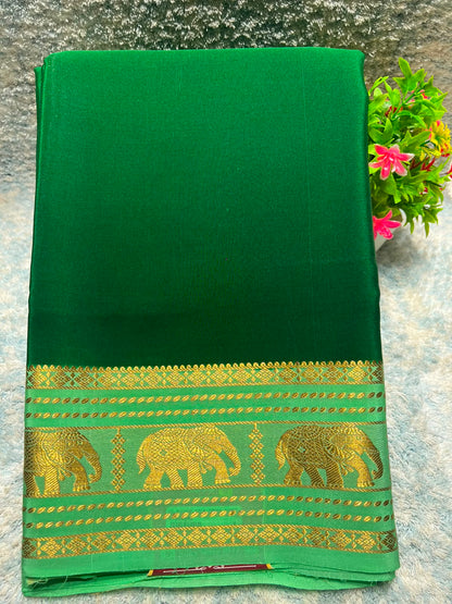 Pure Mysore Silk Saree.