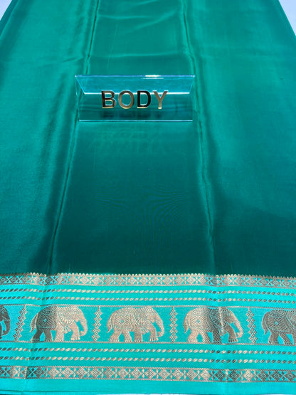 Pure Mysore Silk Saree.