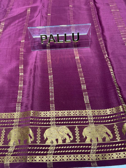 Pure Mysore Silk Saree.