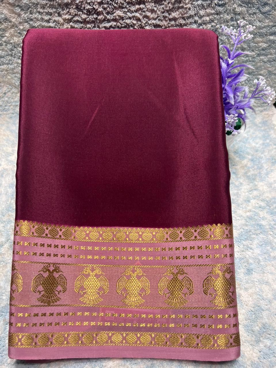 Pure Mysore Silk Saree.