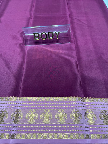 Pure Mysore Silk Saree.