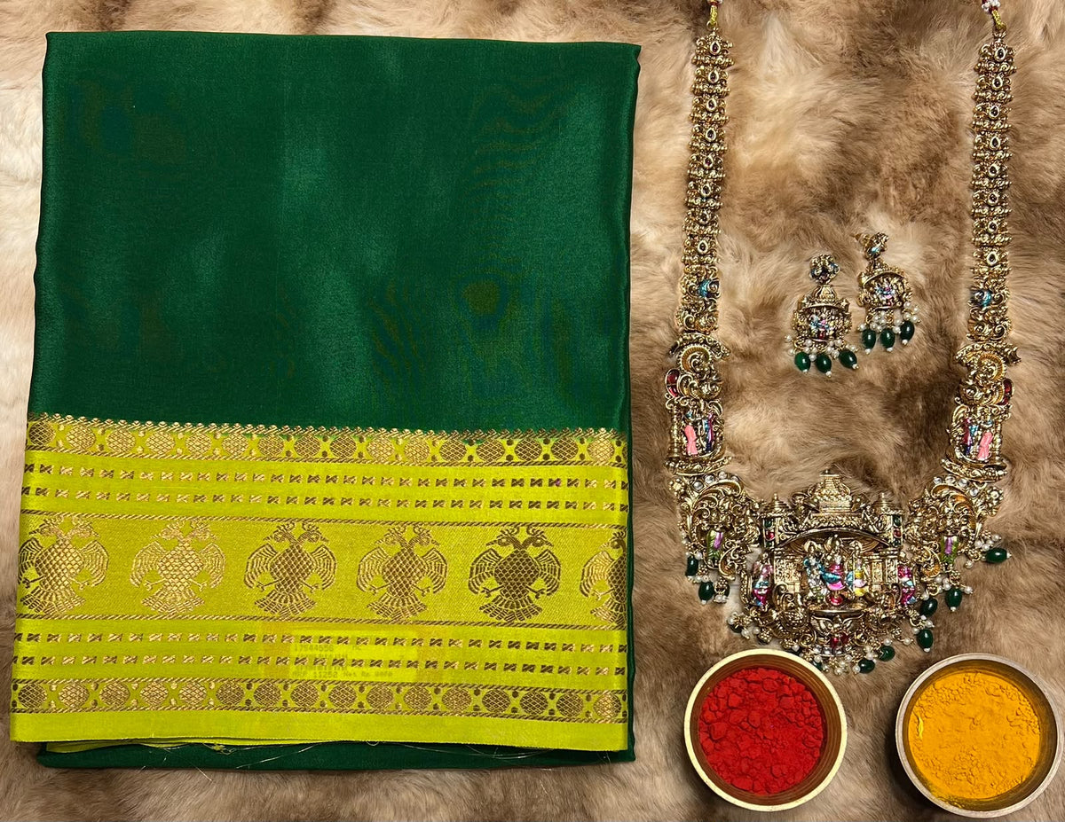 Pure Mysore Silk Saree.