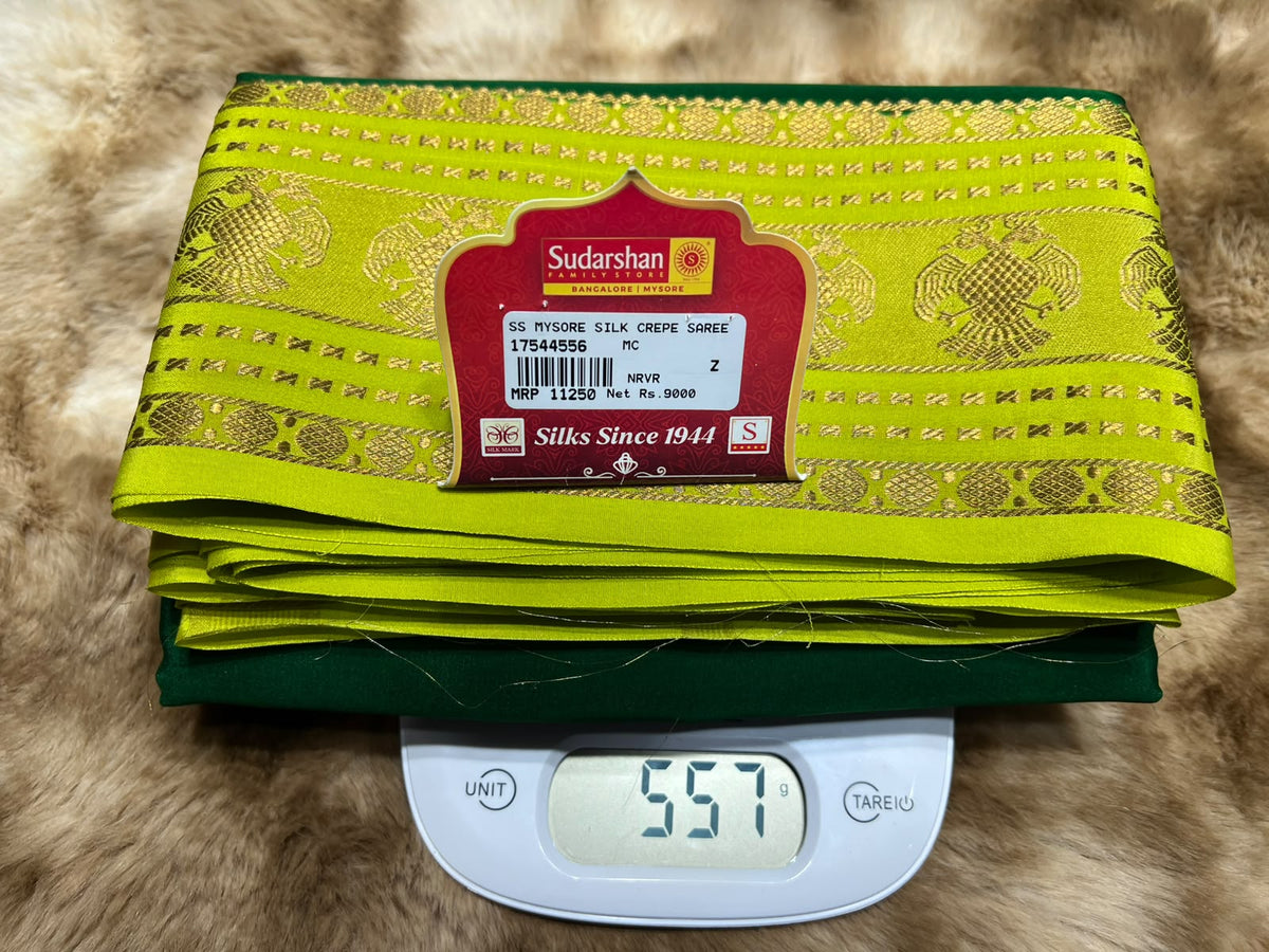 Pure Mysore Silk Saree.