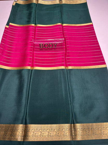 Pure Mysore Silk Saree.