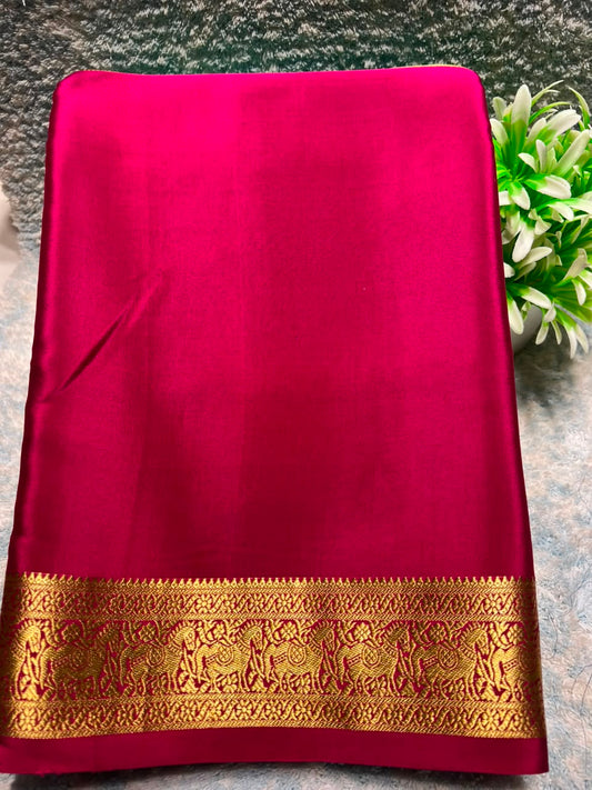 Pure Mysore Silk Saree.
