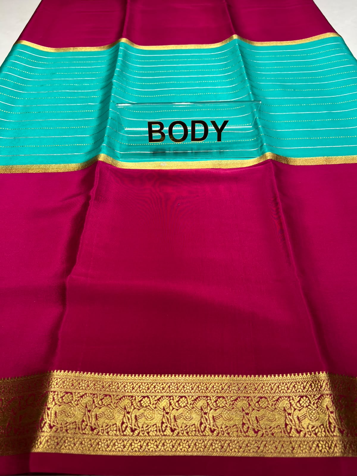 Pure Mysore Silk Saree.