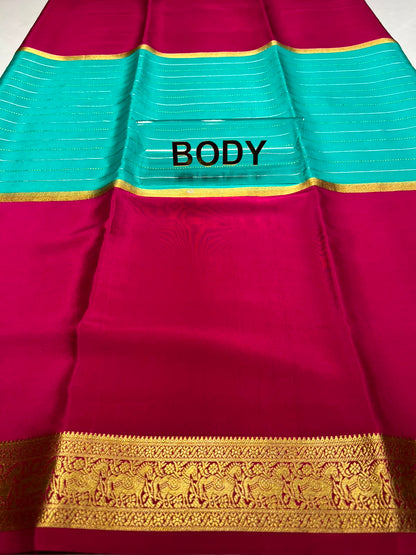 Pure Mysore Silk Saree.