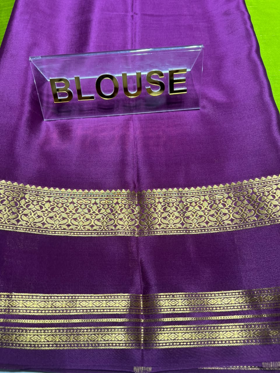 Pure Mysore Silk Saree.