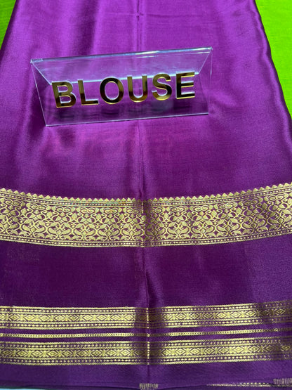 Pure Mysore Silk Saree.