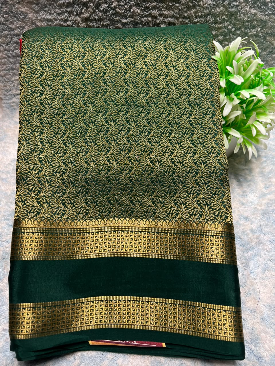 Pure Mysore Silk Saree.