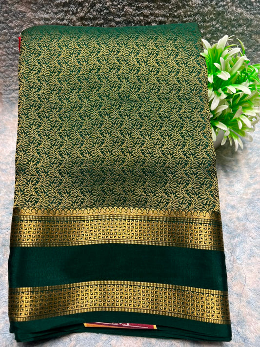 Pure Mysore Silk Saree.