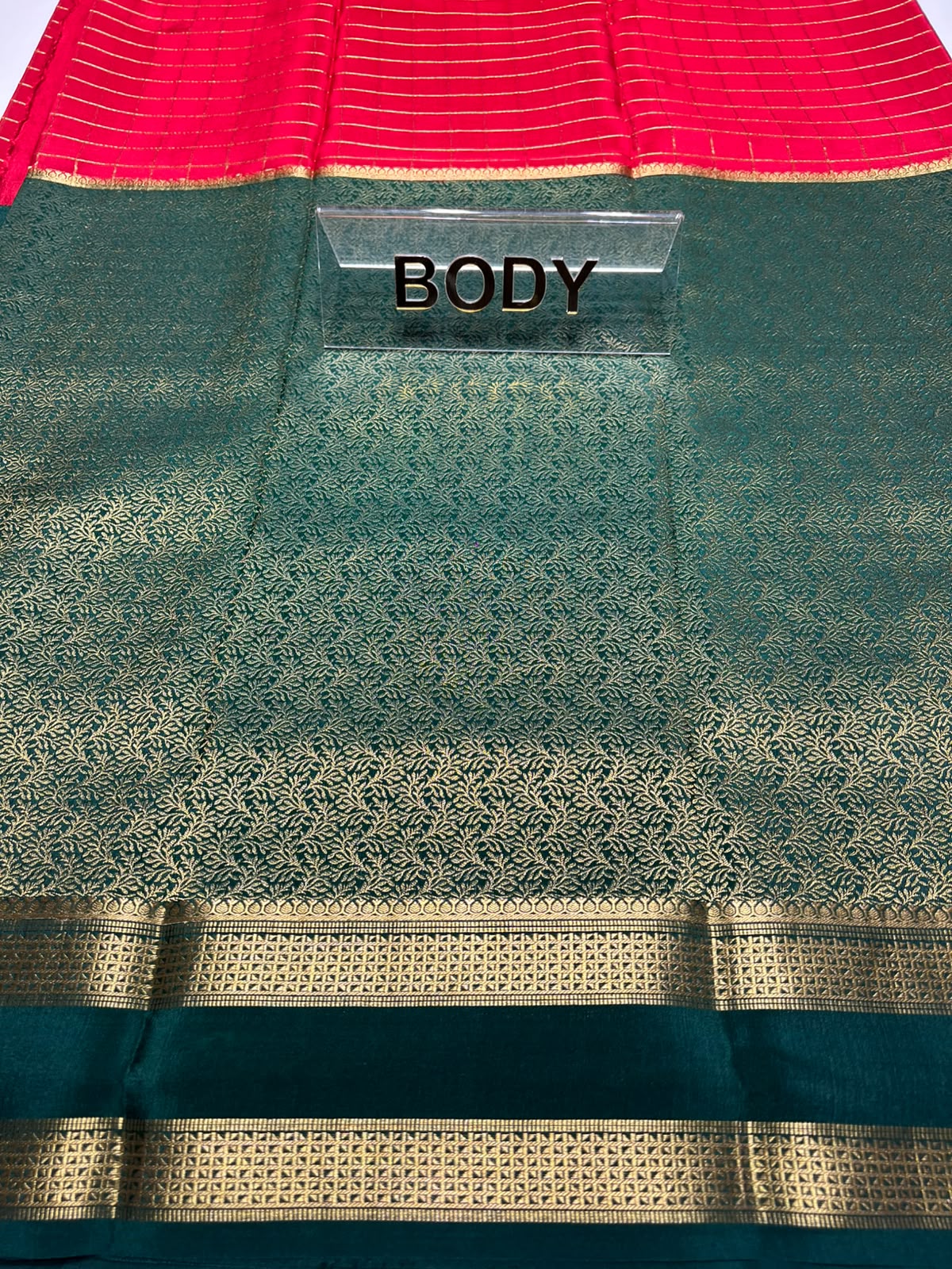 Pure Mysore Silk Saree.