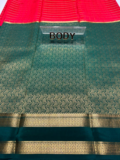 Pure Mysore Silk Saree.