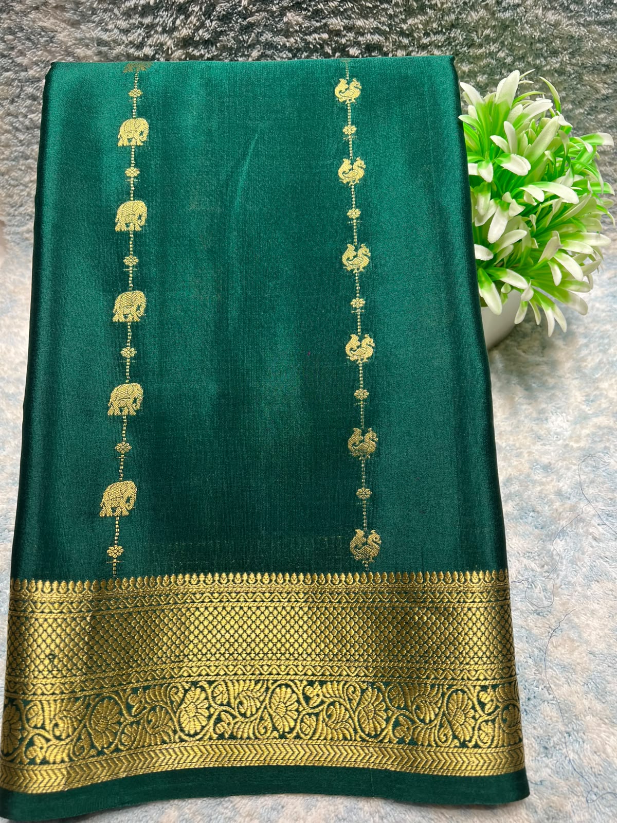 Pure Mysore Silk Saree.