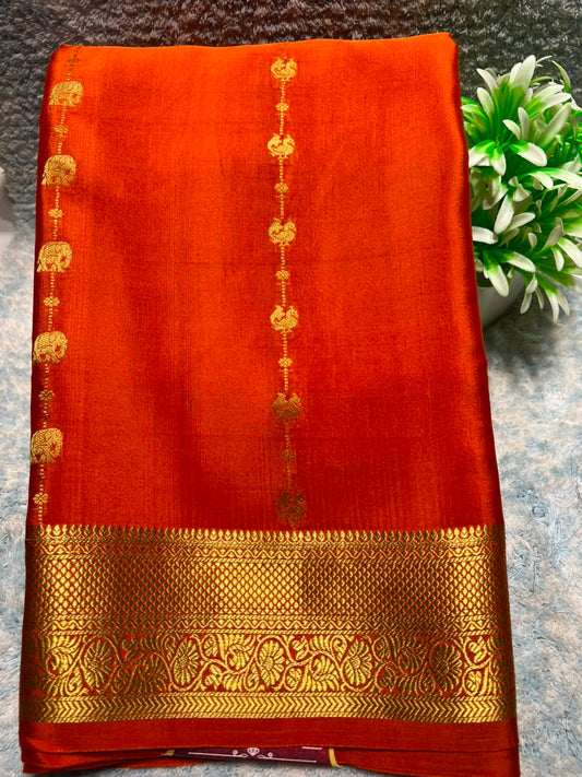 Pure Mysore Silk Saree.