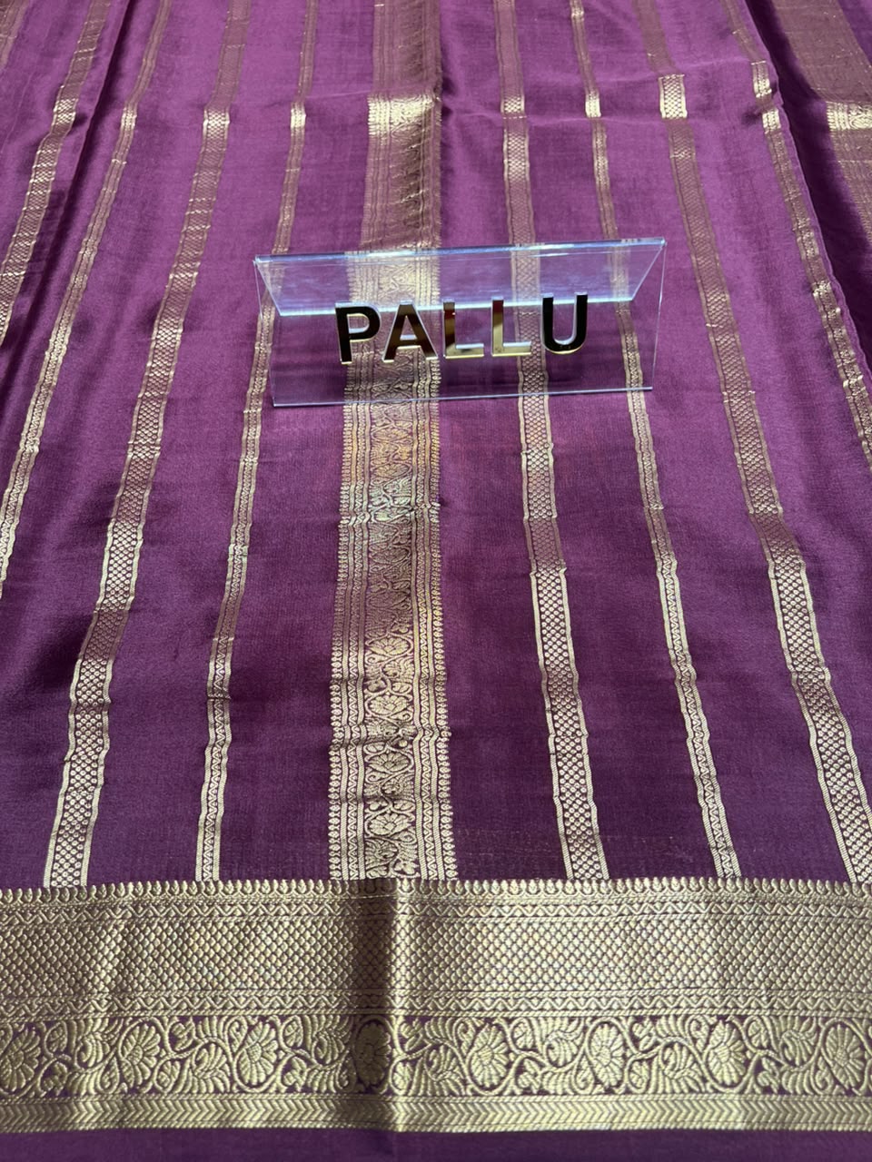 Pure Mysore Silk Saree.