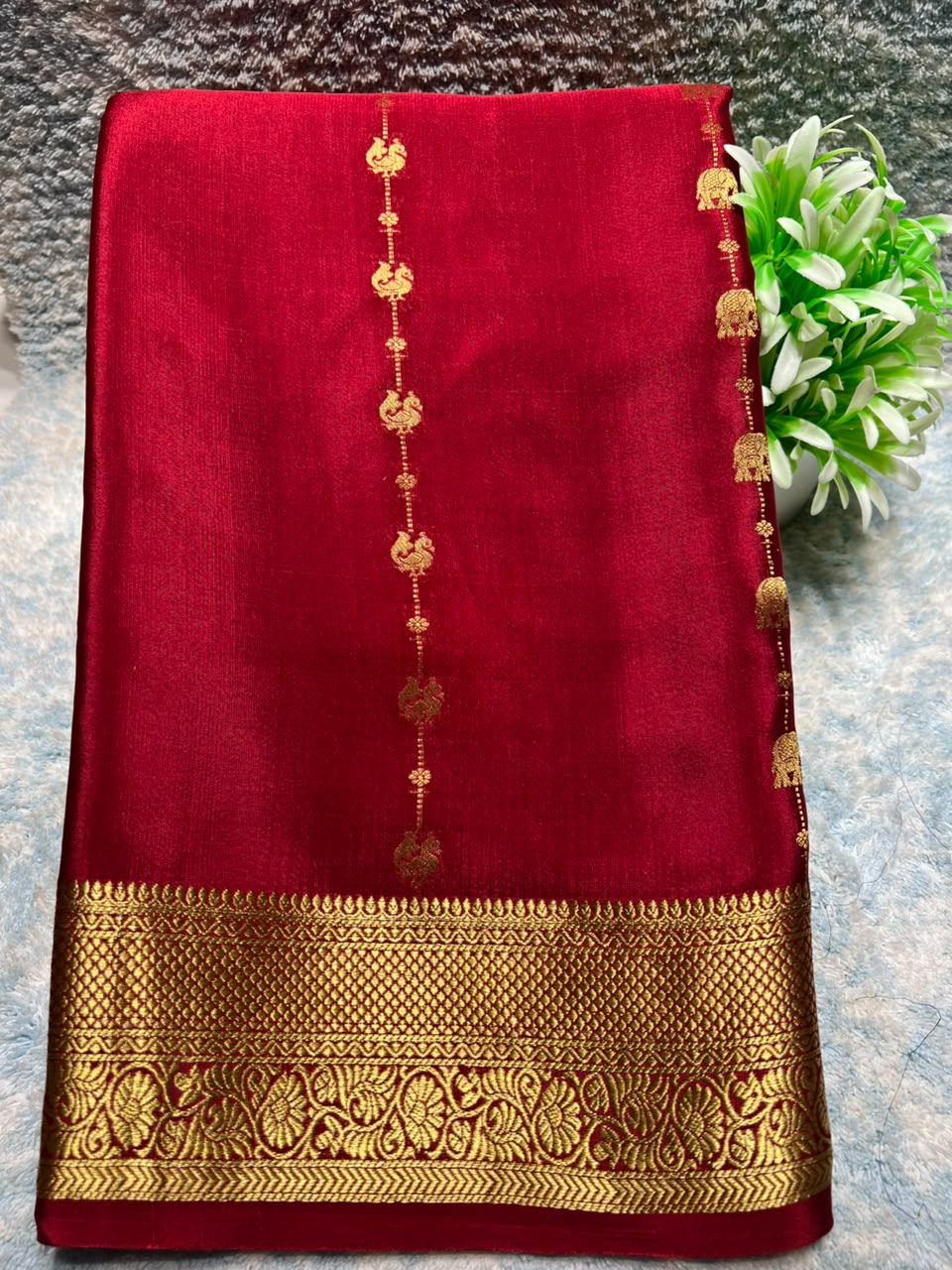 Pure Mysore Silk Saree.