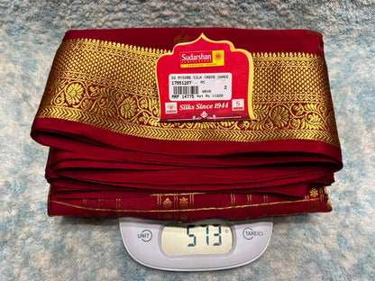 Pure Mysore Silk Saree.