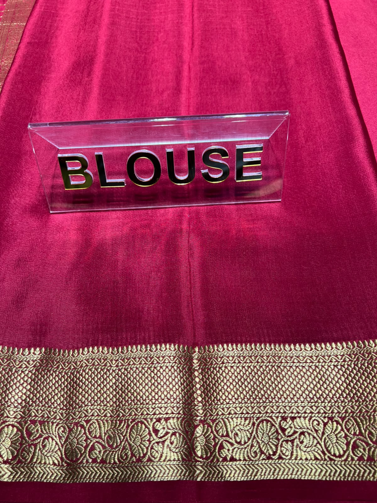 Pure Mysore Silk Saree.