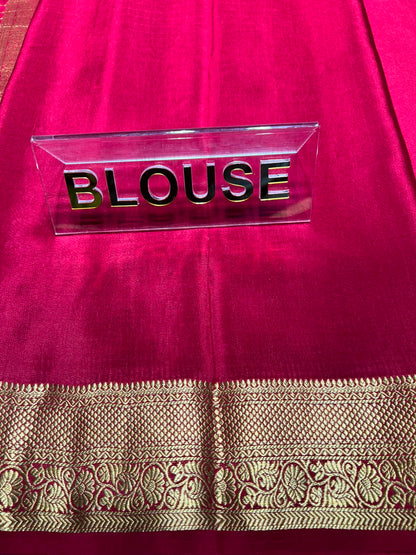 Pure Mysore Silk Saree.