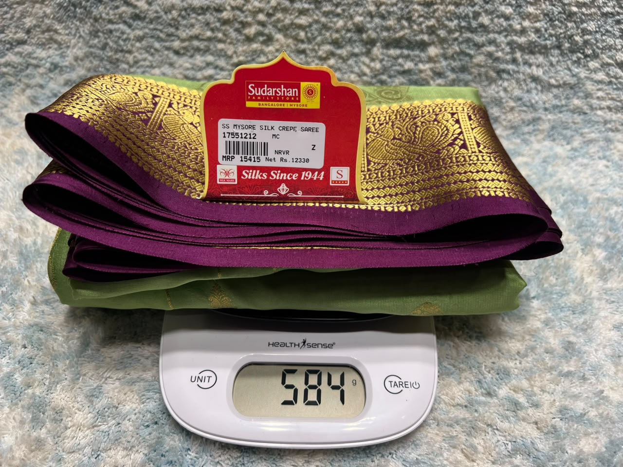 Pure Mysore Silk Saree.