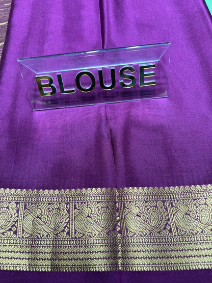 Pure Mysore Silk Saree.