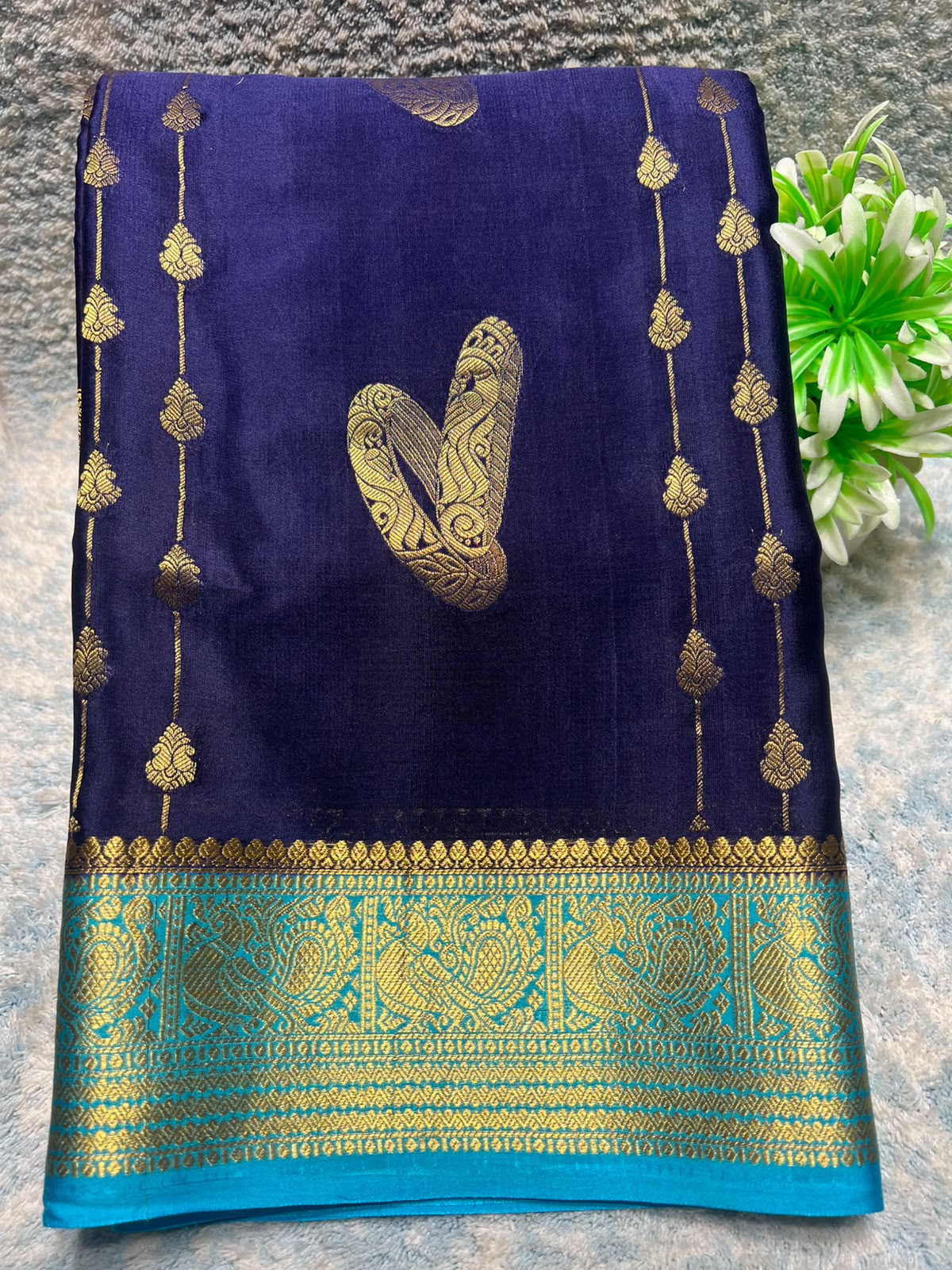 Pure Mysore Silk Saree.