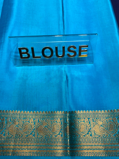 Pure Mysore Silk Saree.