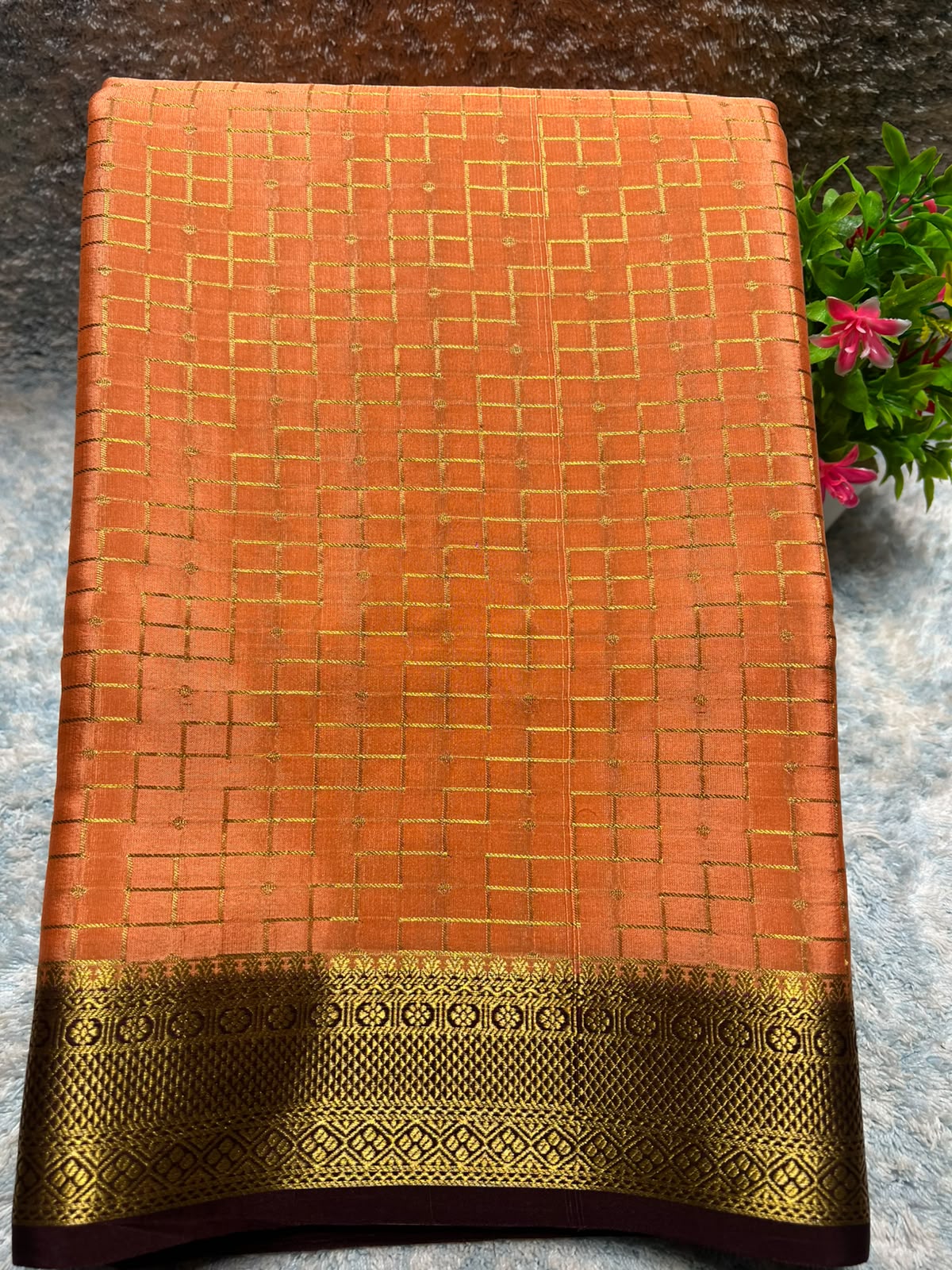 Pure Mysore Silk Saree.
