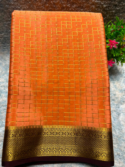 Pure Mysore Silk Saree.