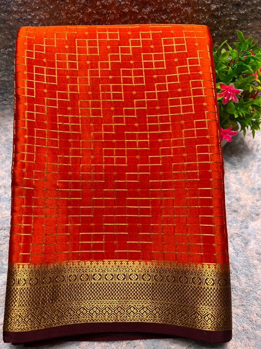 Pure Mysore Silk Saree.