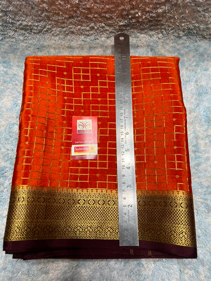 Pure Mysore Silk Saree.