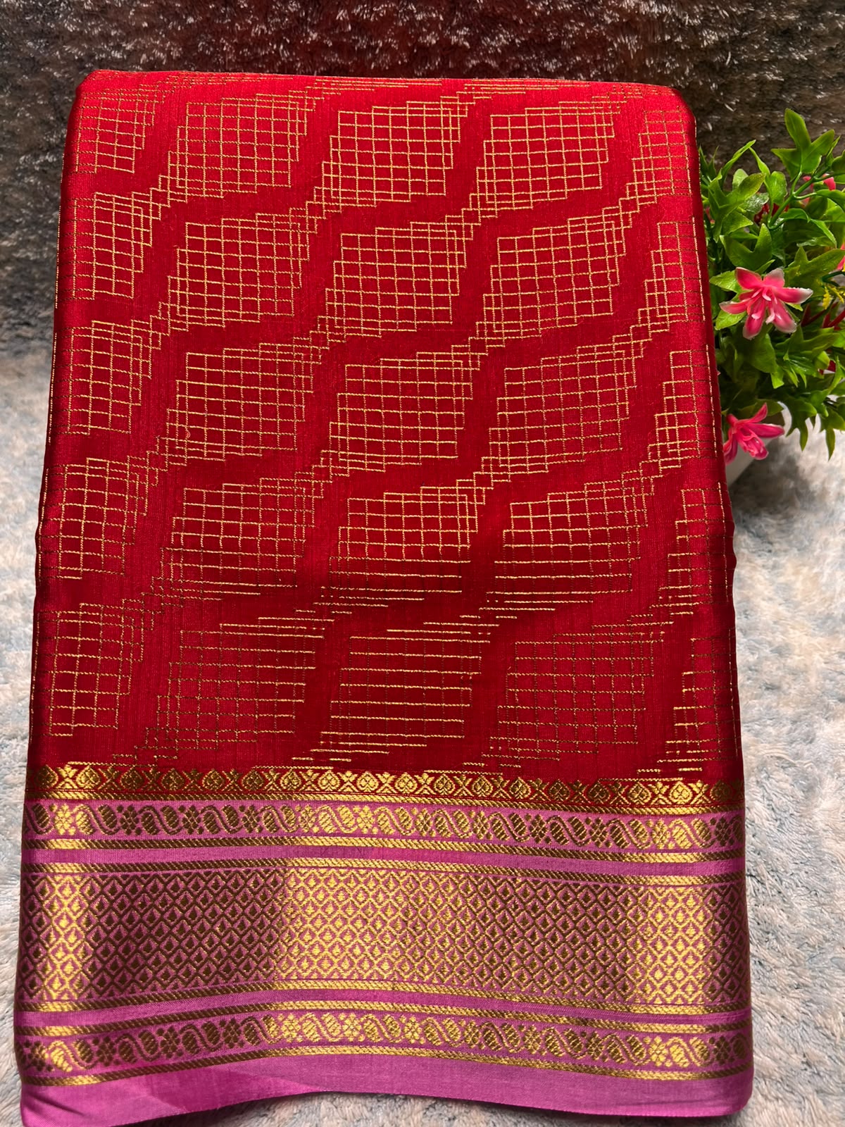 Pure Mysore Silk Saree.