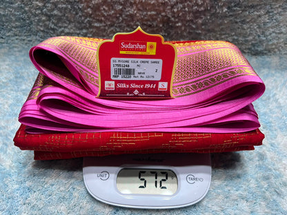 Pure Mysore Silk Saree.