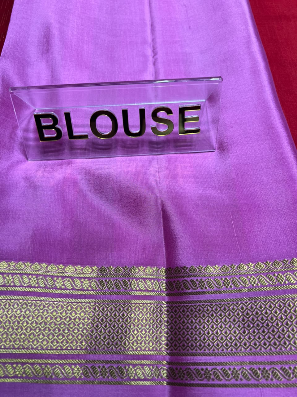 Pure Mysore Silk Saree.